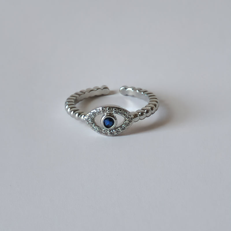 Evil Eye Adjustable Ring