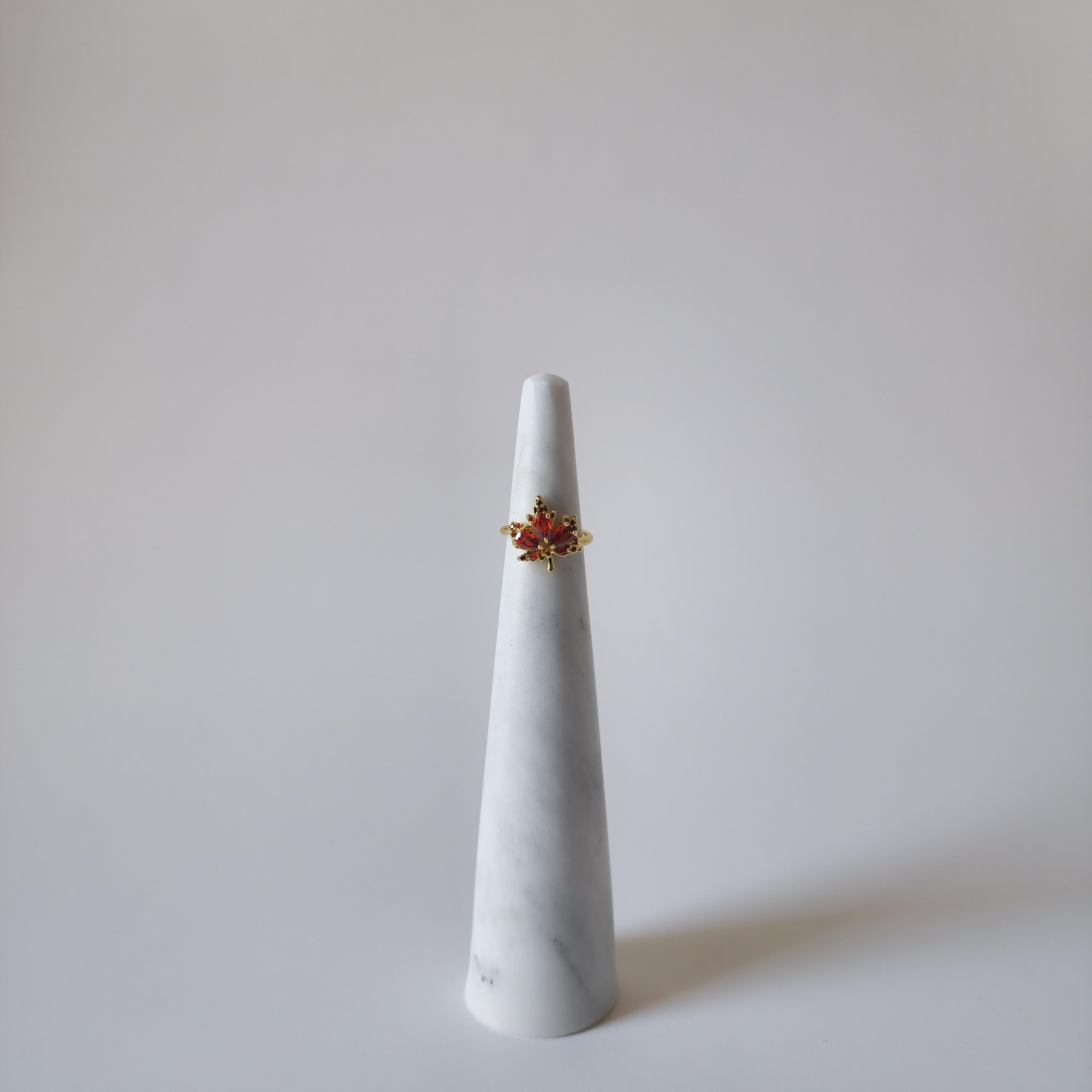 Gold Maple Leaf Ring