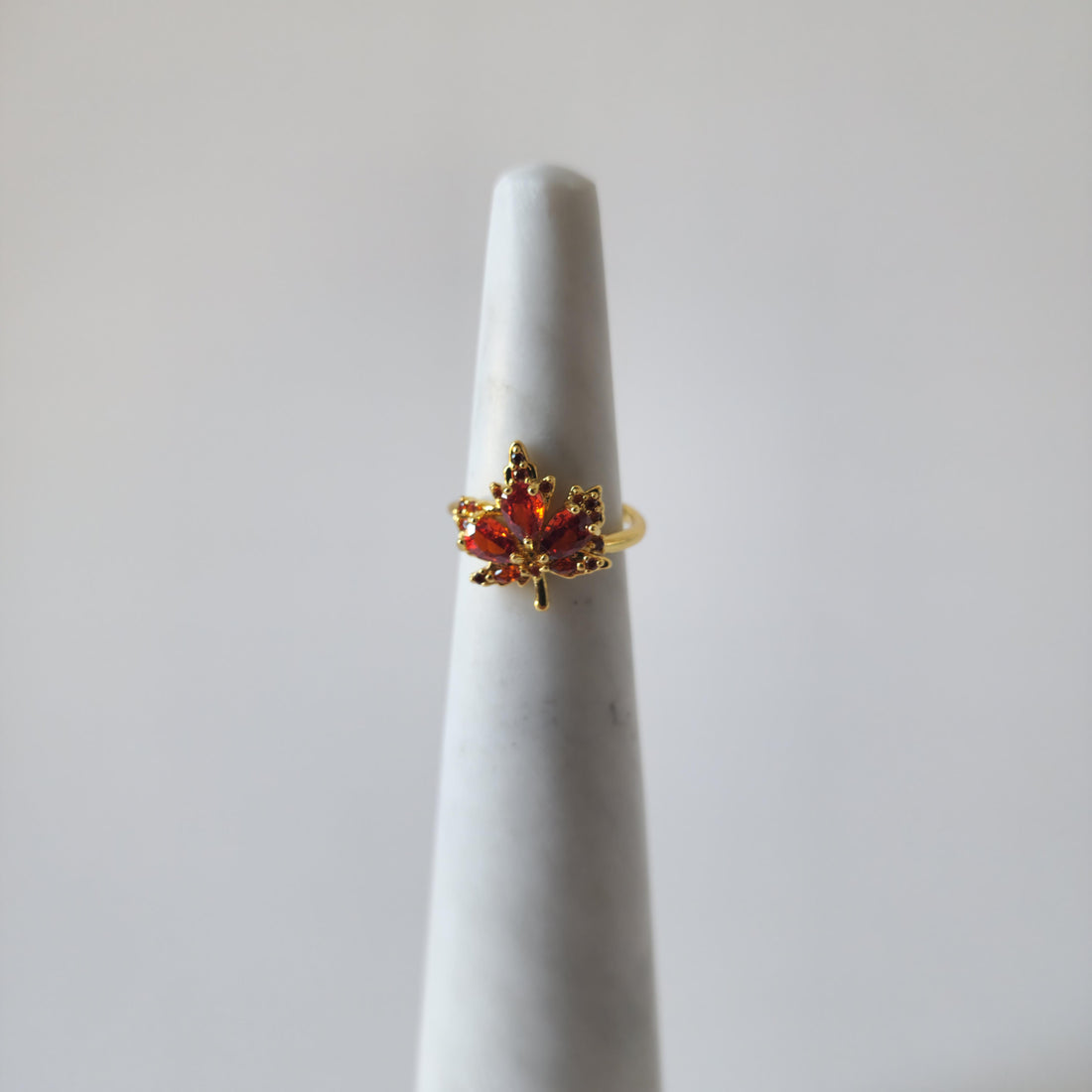 Gold Maple Leaf Ring
