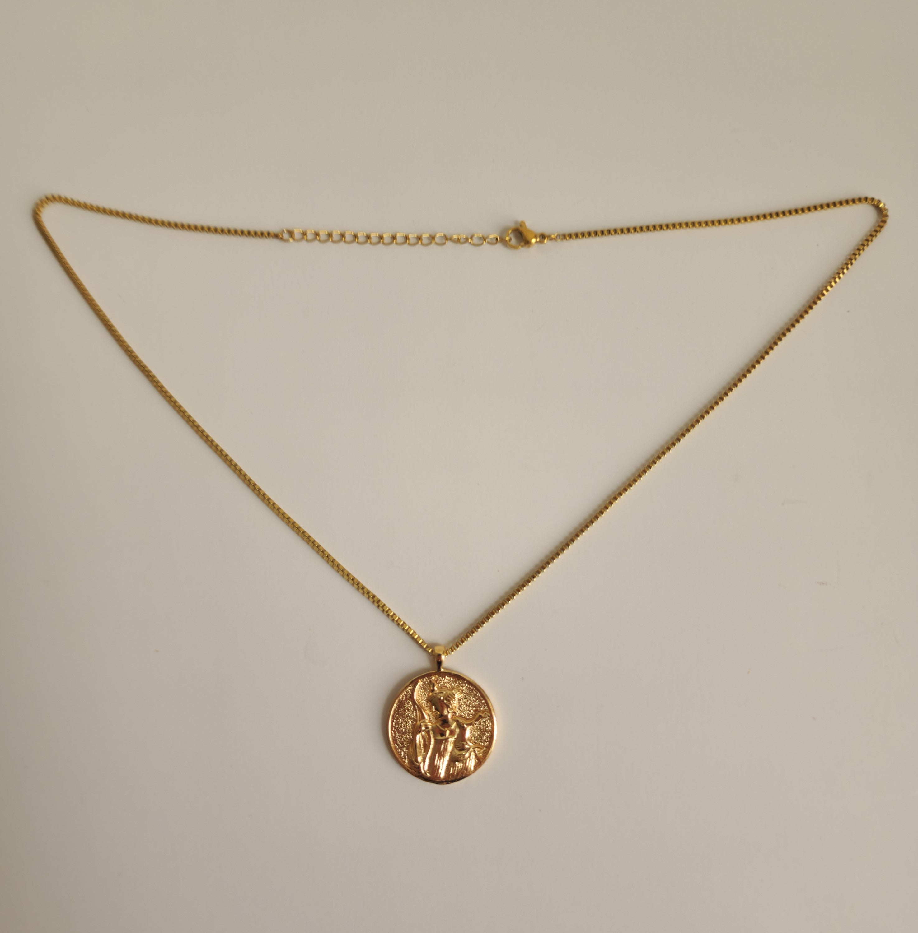 Artemis Coin Gold Necklace