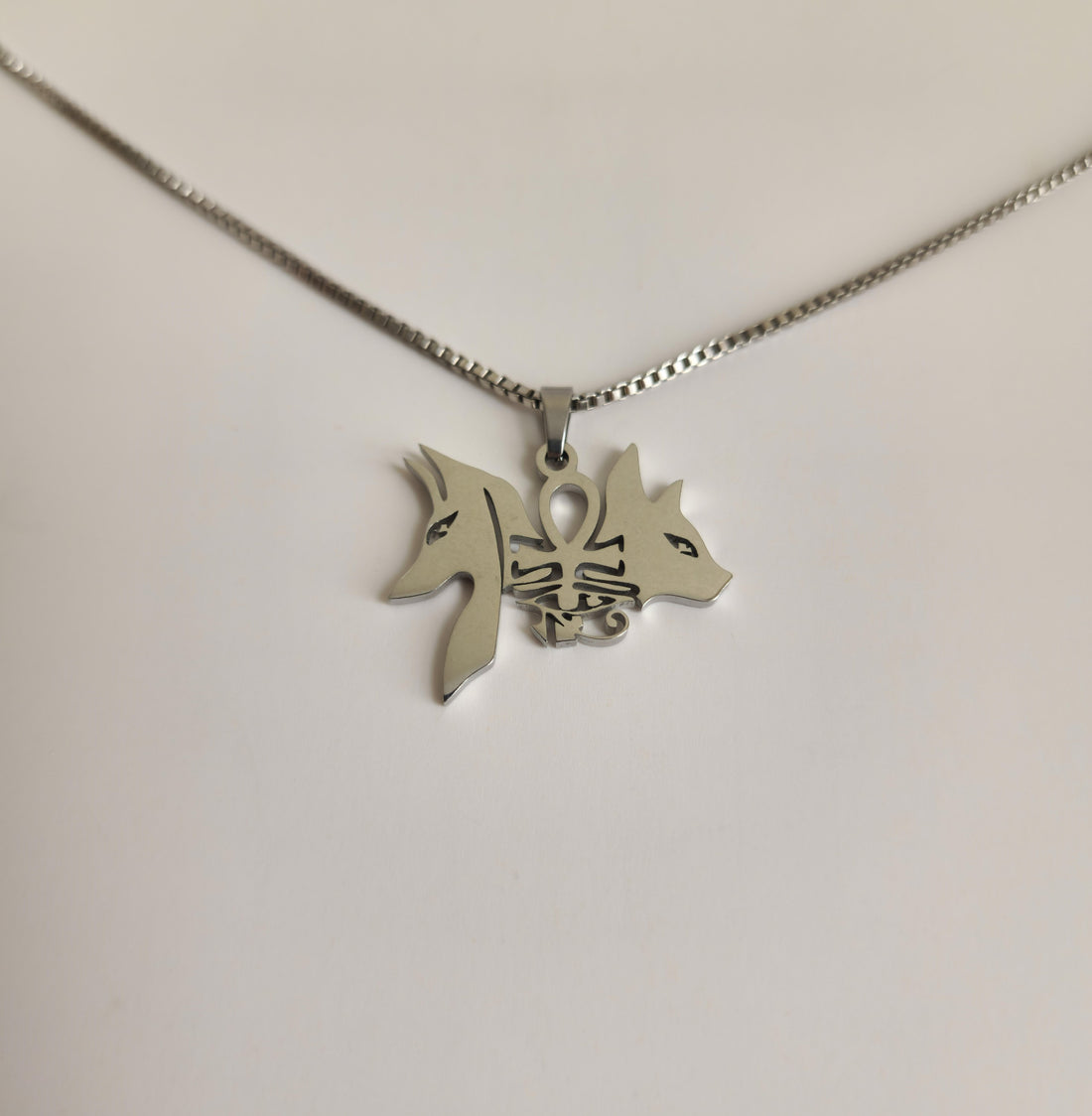 Egyptian Anubis Ankh Necklace