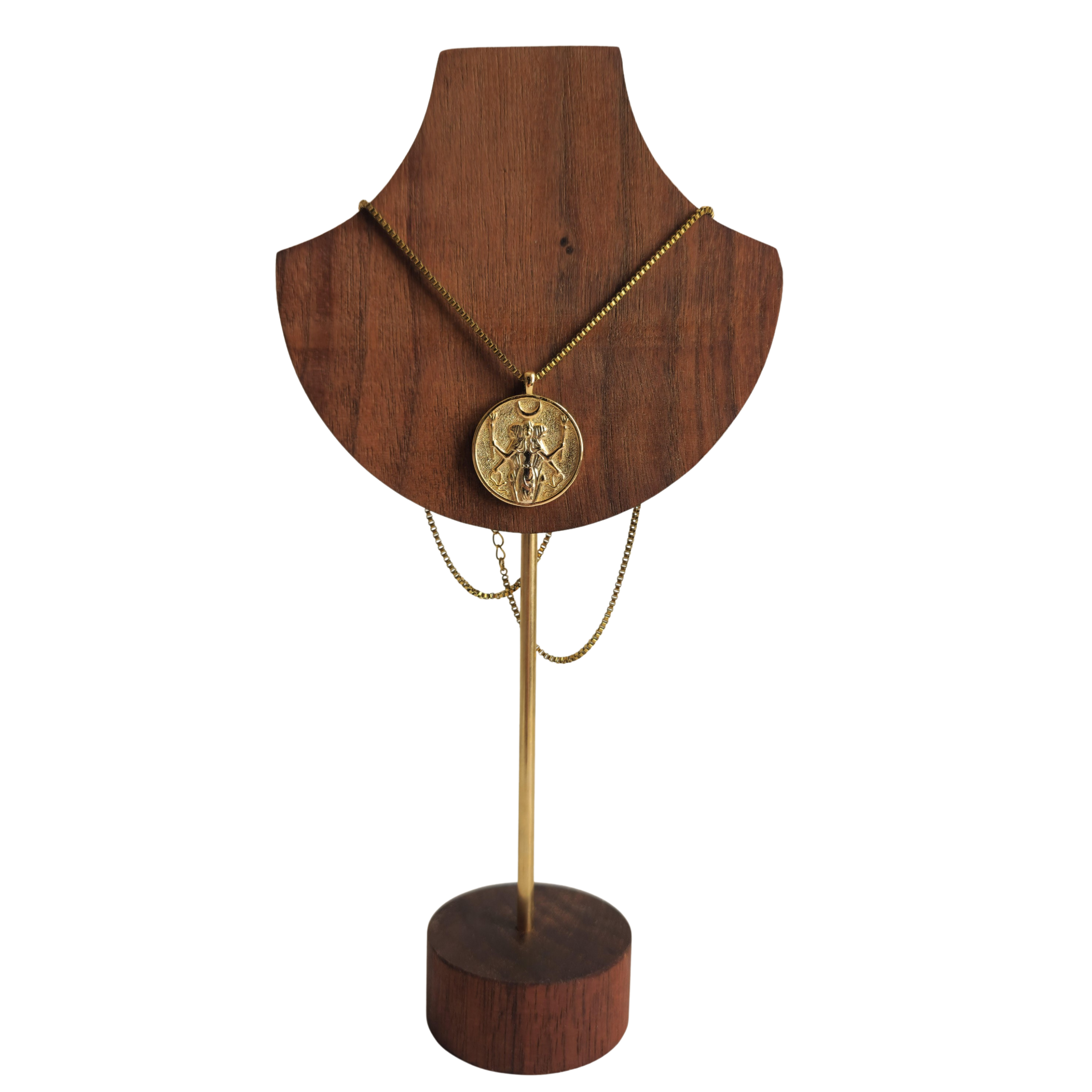 Hecate Coin Gold Necklace