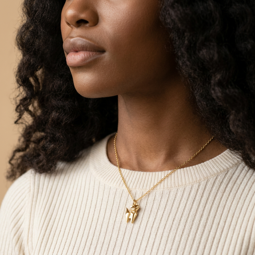 Cat Gold Necklace