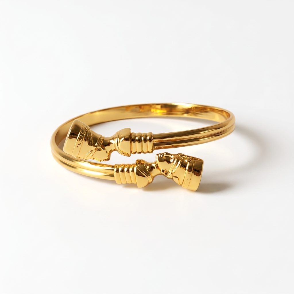 Nefertiti Gold Bangle