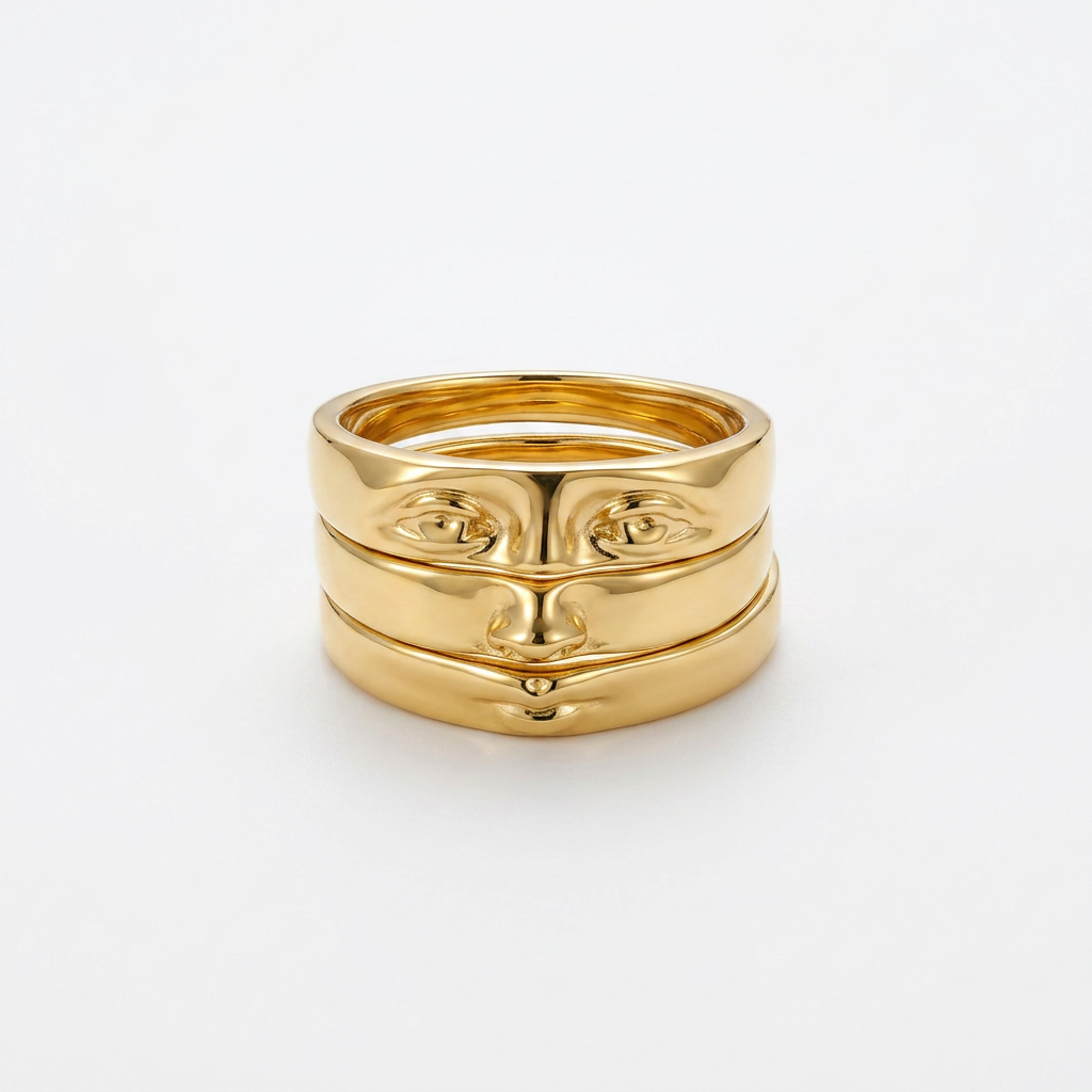 Evil Eye Gold Ring