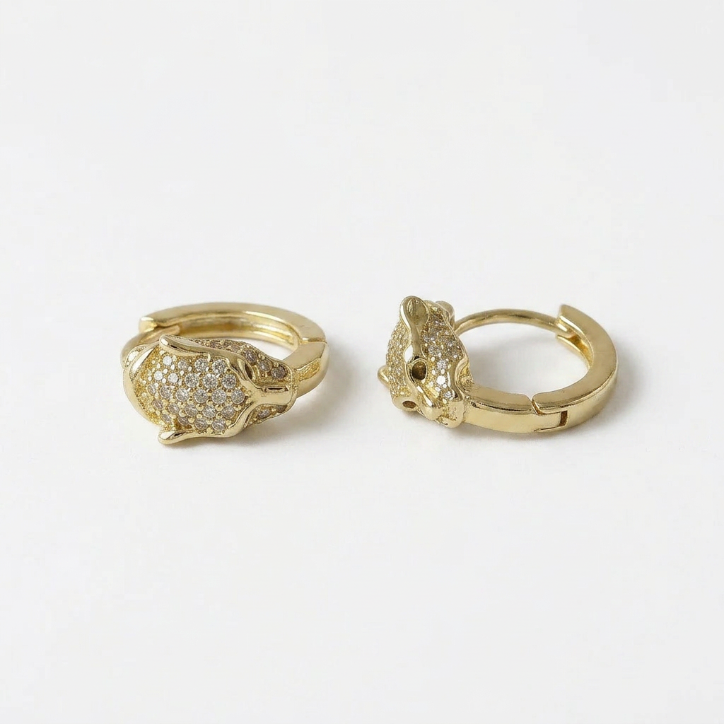Jaguar Gold Hoops
