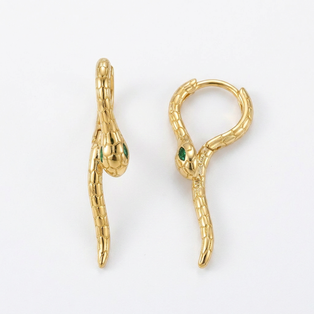 Snake Gold Dangles