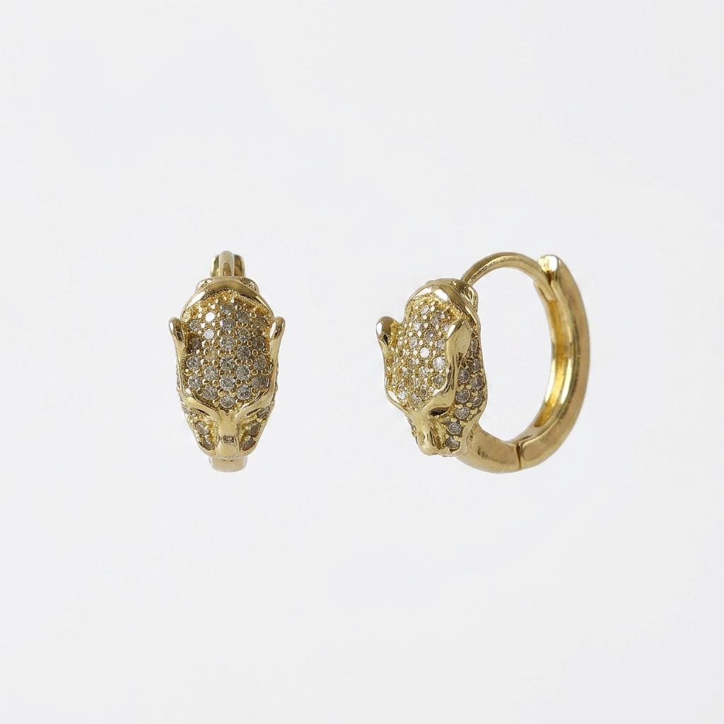 Jaguar Gold Hoops