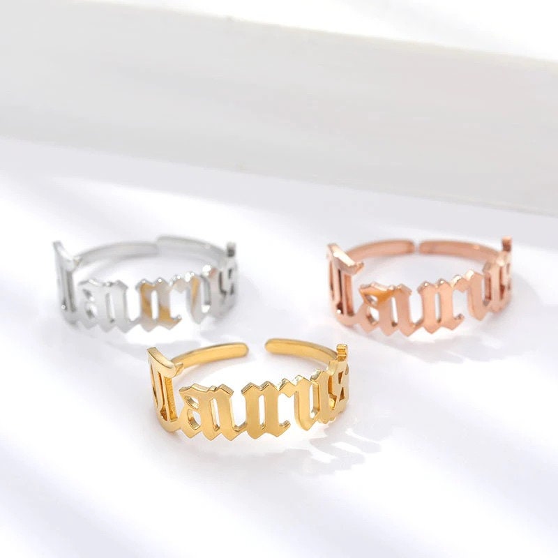 Horoscope Ring, Dainty Horoscope Ring, 18K Gold Horoscope Ring, Constellation Fashion Ring for Women, Gift for Her