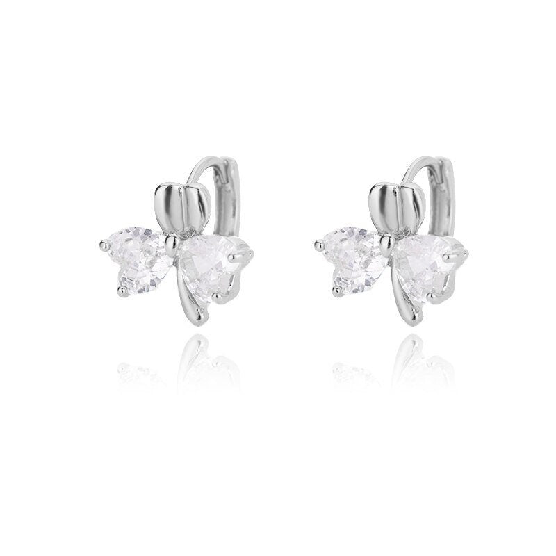 Butterfly Earrings for Women, 18K Gold Butterfly Earrings, Butterfly Drop Earrings for Women, Gift for Her
