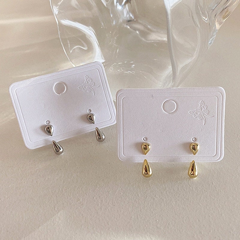 Waterdrop Earrings, 18K Gold Waterdrop Earrings, Teardrop Earrings, Drop Earrings for Women, Gift for Her