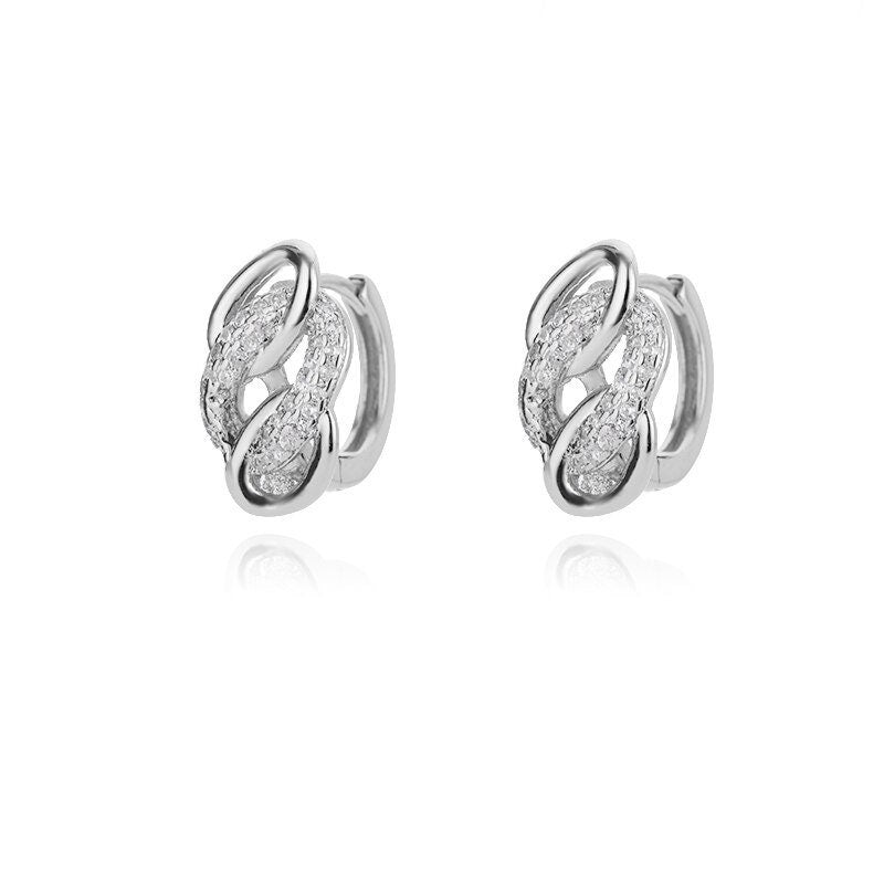 Twist Drop Earrings, 18K Gold Twist Earrings, Delicate Twist Earrings, Fashion Earrings for Women, Gift for Her