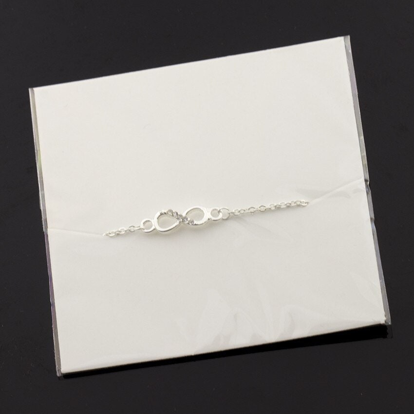 Punk Charm Infinity Forever , 18K Gold Layered Gothic Bracelet, Dainty Minimalist Jewelry, Delicate Handmade for Women, Gift for Her