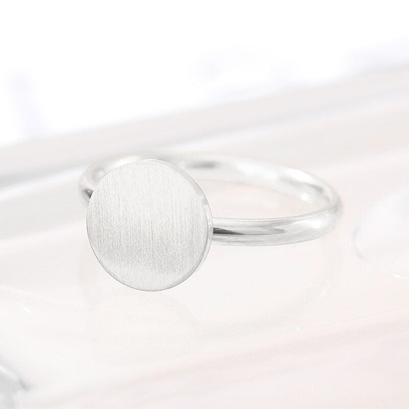 Boho Simple Round Circle, 18K Gold Yogi Stackable Ring, Dainty Minimalist Jewelry, Delicate Handmade for Women, Gift for Her