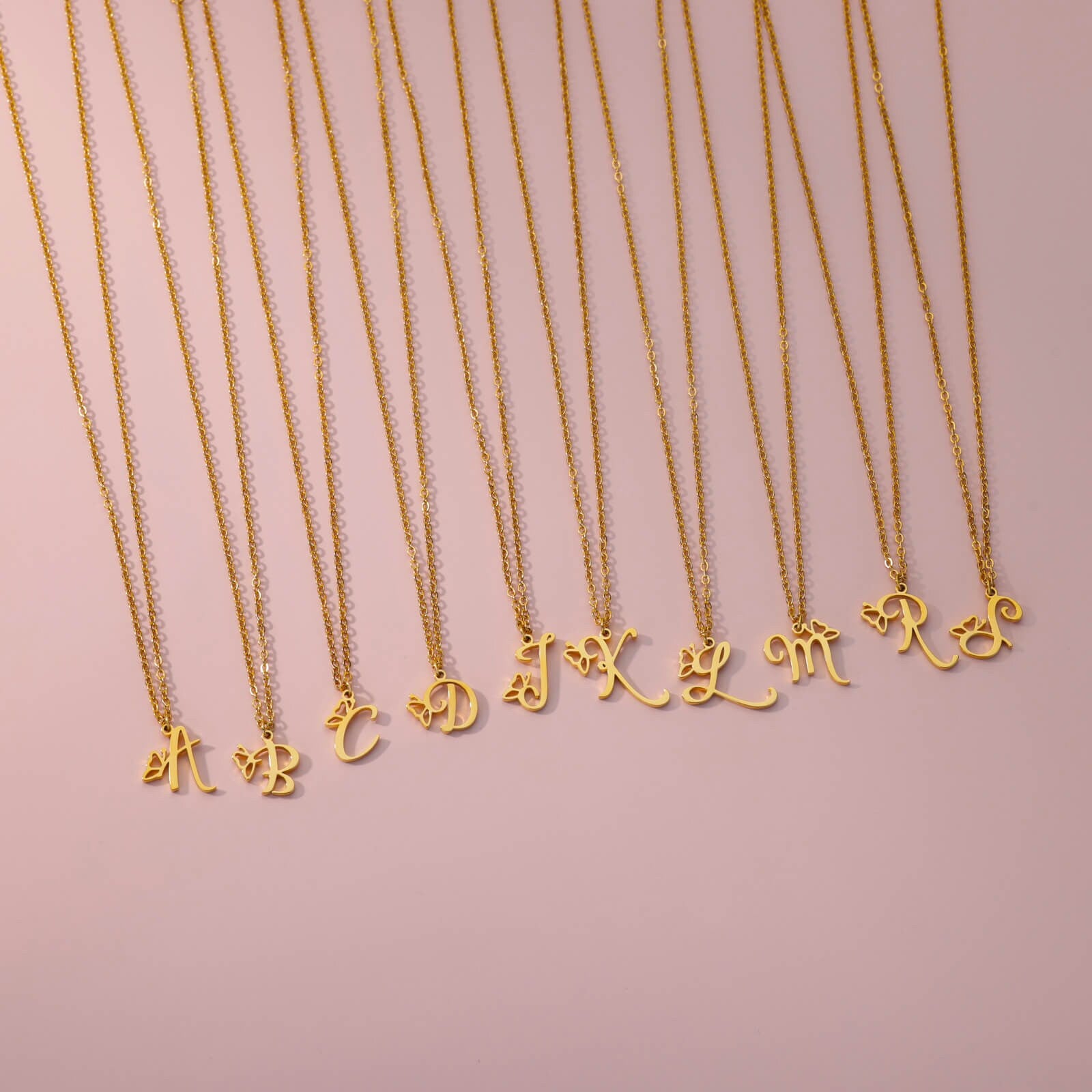 Custom Butterfly Wings Pendant, 18K Gold Layered Personalized Necklace, Dainty Minimalist Jewelry, Delicate Handmade for Women, Gift for Her