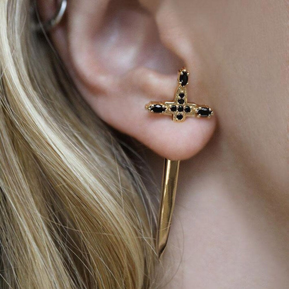 Gothic Sword Earrings, Punk Sword Earrings, Goth Dagger Earrings, Gothic Earrings for Women, Gift for Her