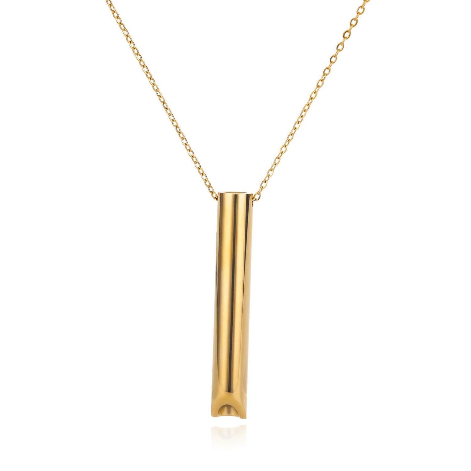 Anti Stress Necklace, 18K Gold Anxiety Pendant, Meditation Necklace for Women, Gift for Her