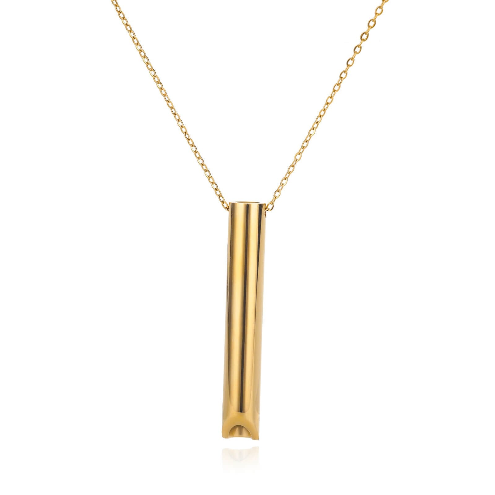 Anti Stress Necklace, 18K Gold Anxiety Pendant, Meditation Necklace for Women, Gift for Her