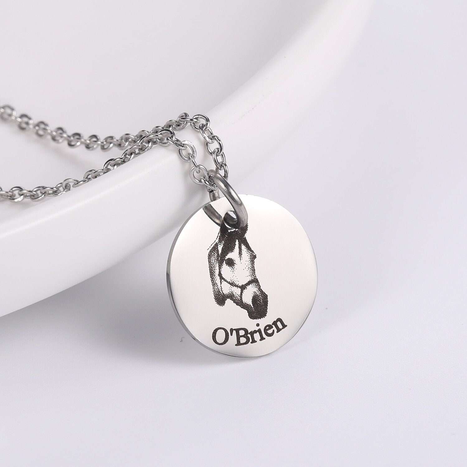 Personalized Pet Necklace, Custom Pet Necklace, Engraved Pet Necklace, Customized Gift, Personalized Gift, Gift for Her, Gift for Him