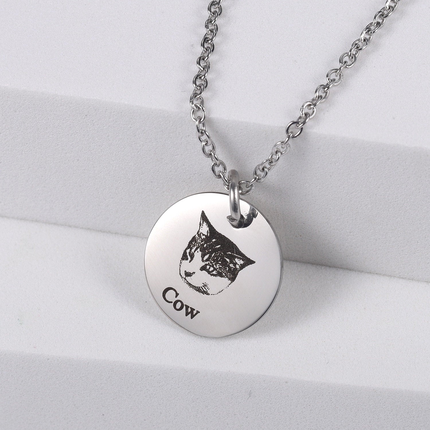 Personalized Pet Necklace, Custom Pet Necklace, Engraved Pet Necklace, Customized Gift, Personalized Gift, Gift for Her, Gift for Him