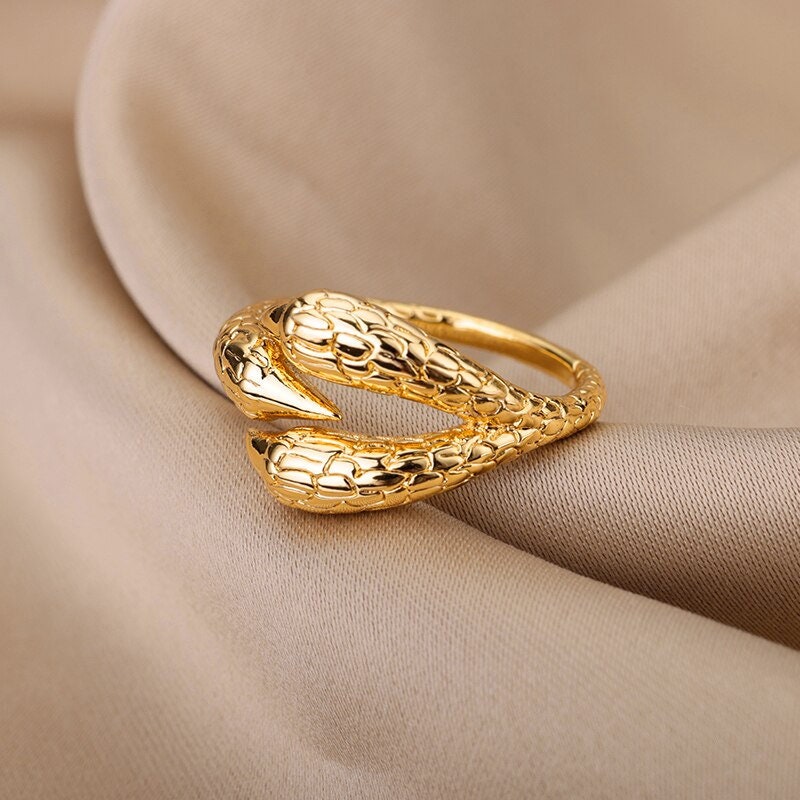 18K Gold Dragon Claw Ring, Gothic Dragon Claw Ring, Punk Dragon Claw Ring, Gothic Fashion Ring for Women, Gift for Her