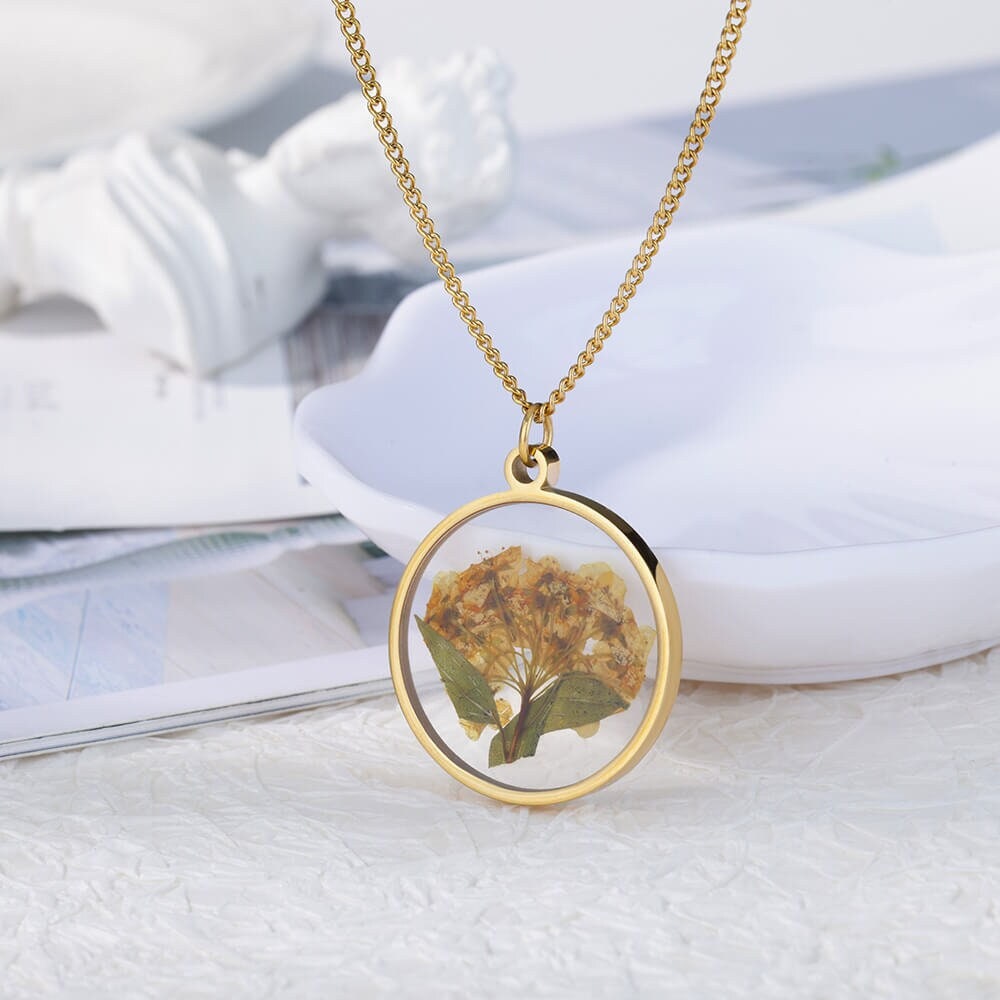 Boho Cute Flower Pendant, 18K Gold Layered Yogi Necklace, Dainty Minimalist Jewelry, Delicate Handmade for Women, Gift for Her