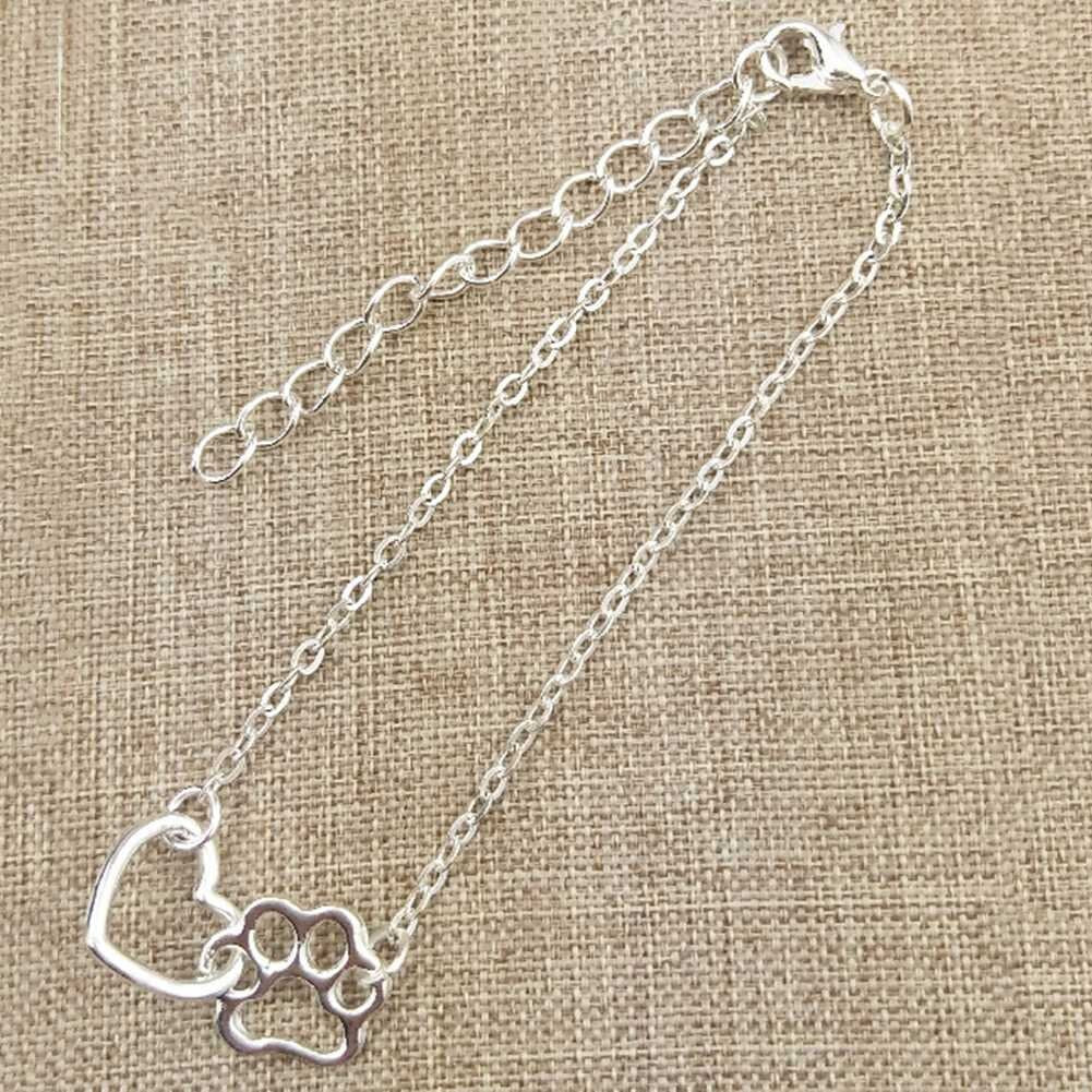 Cute Paw Pet Lovers ,18K Gold Bracelet, Dainty Minimalist Accessories, Delicate Handmade Jewelry for Women, Gift for Her
