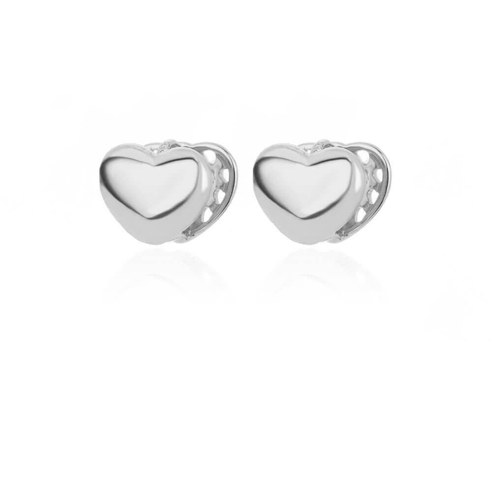 Boho Dainty Heart Studs Earrings, 18K Gold Heart Stud Earrings, Punk Minimalist Heart Earrings for Women, Gift for Her