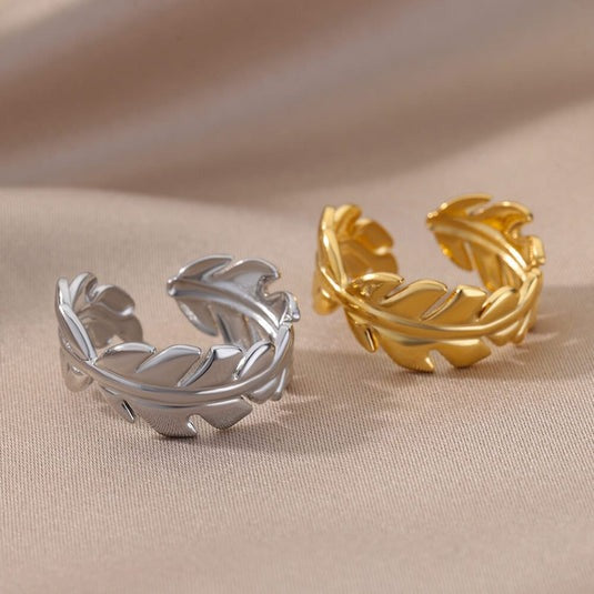 Eternal Elegance: Embrace Timeless Beauty with Jacques Eclat's Gold Greek Wreath Rings