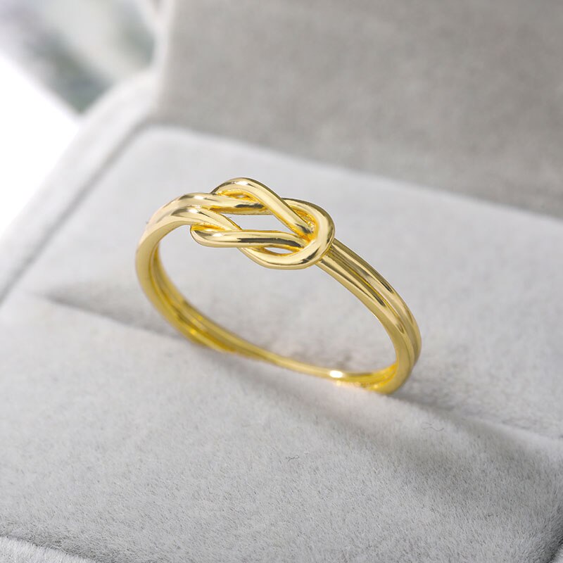 Endless Love, Timeless Style: Embrace Infinity with Knot Rings