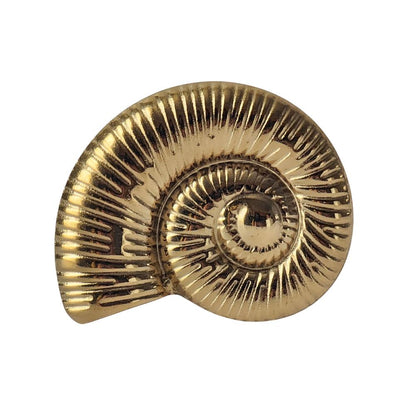 18K Gold Plated Boho Shell Ring for Women, Adjustable Spiral Seashell Band Beach Summer Jewelry Gift for Her