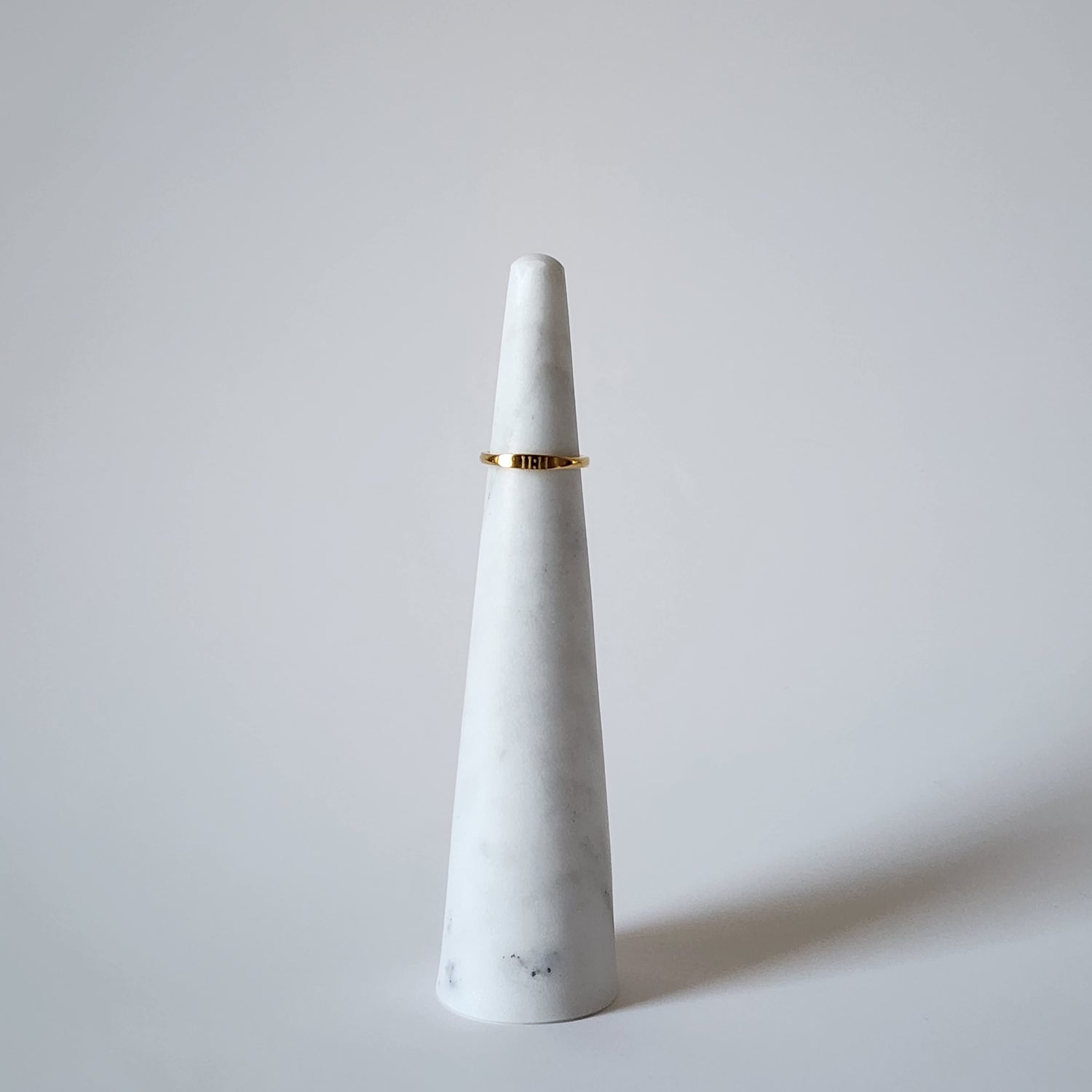 18K Gold Dainty 11:11 Ring for Women,Engraved Minimalist Angel Numbers Wishes