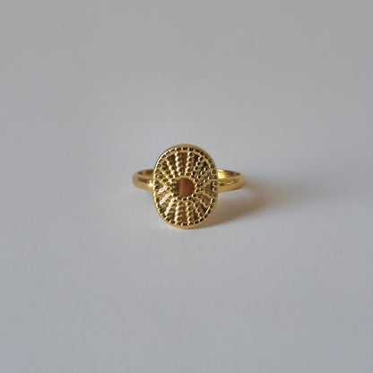 Gold Adjustable Sun Ring