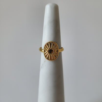 Gold Adjustable Sun Ring