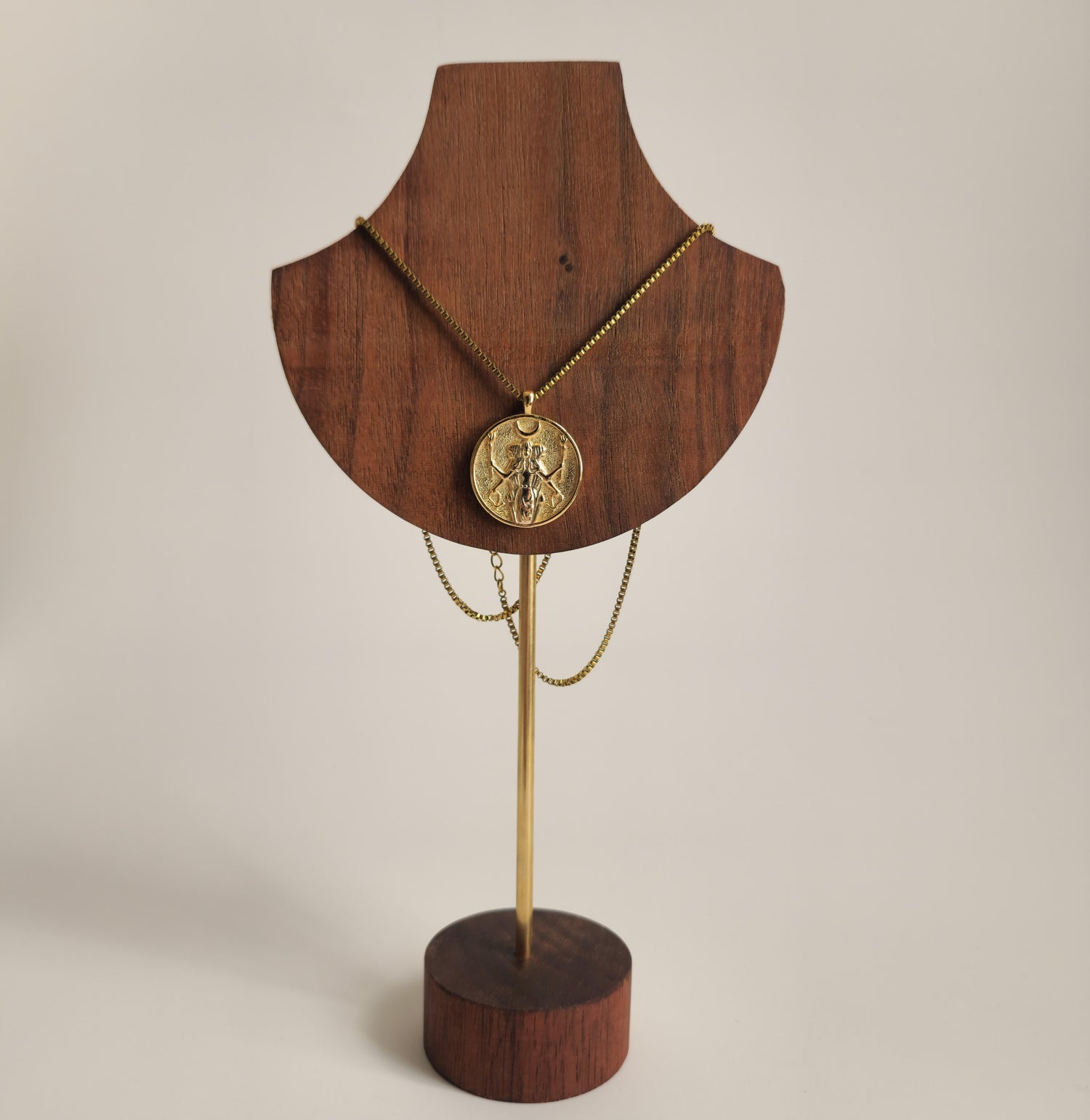 Hecate Coin Gold Necklace