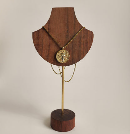 Hecate Coin Gold Necklace