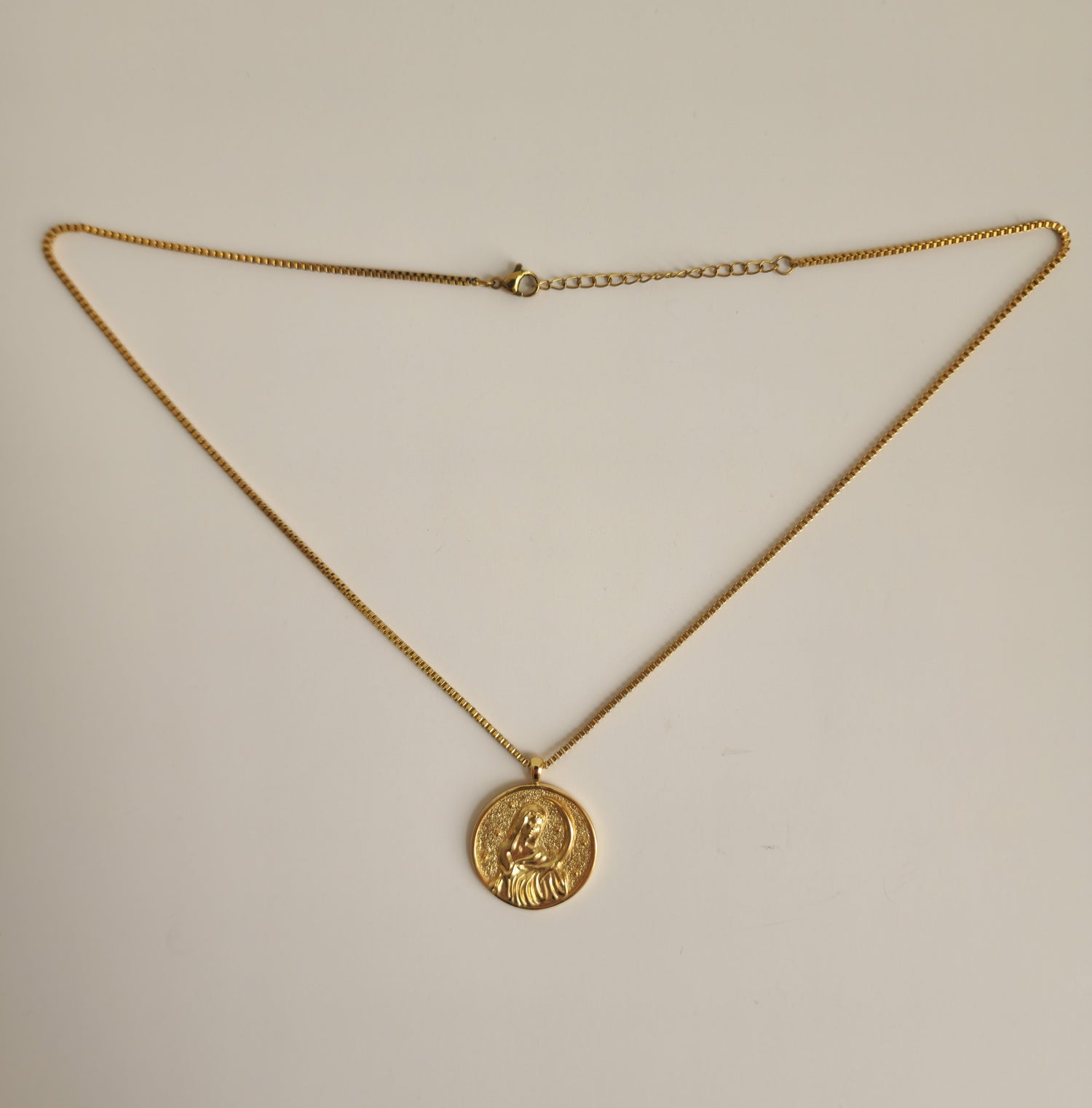 Selene Coin Gold Necklace