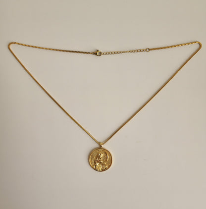 Selene Coin Gold Necklace