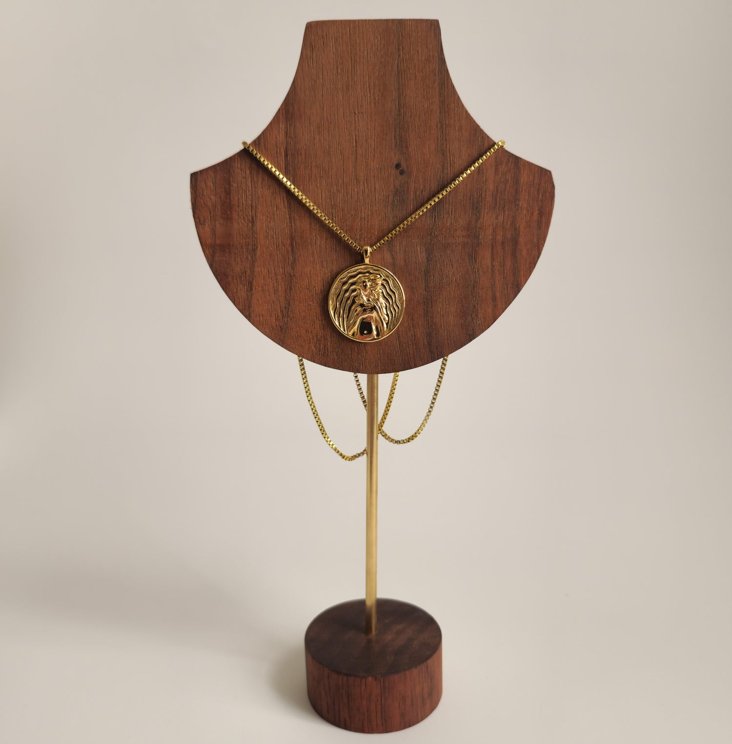 Aphrodite Coin Gold Necklace