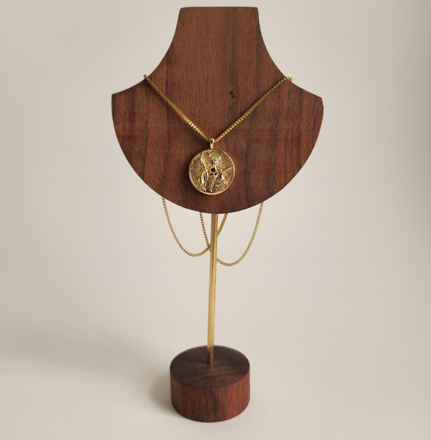 Artemis Coin Gold Necklace