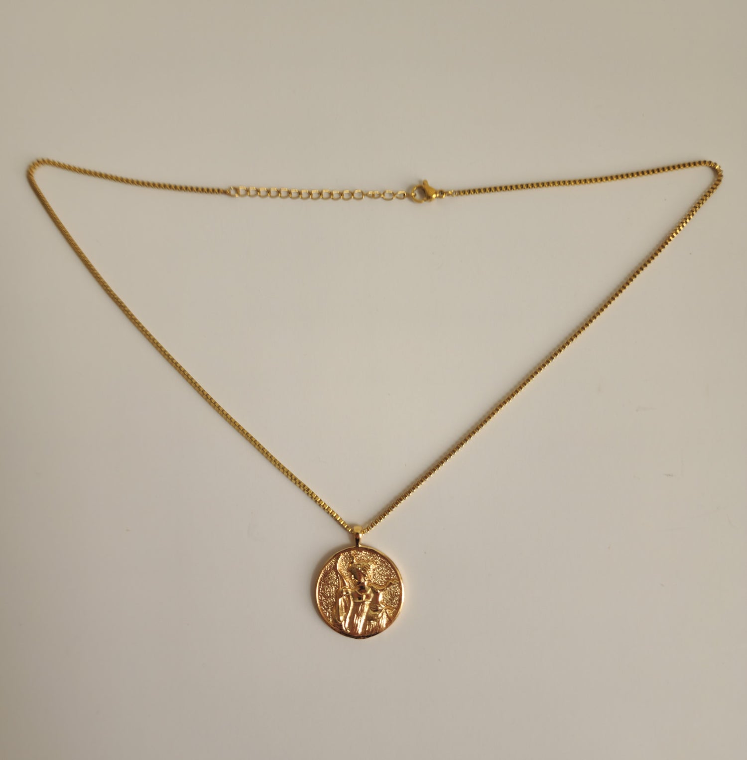 Artemis Coin Gold Necklace