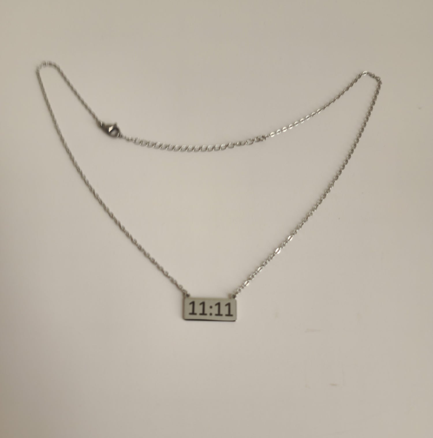 Gold 11:11 Bar Necklace