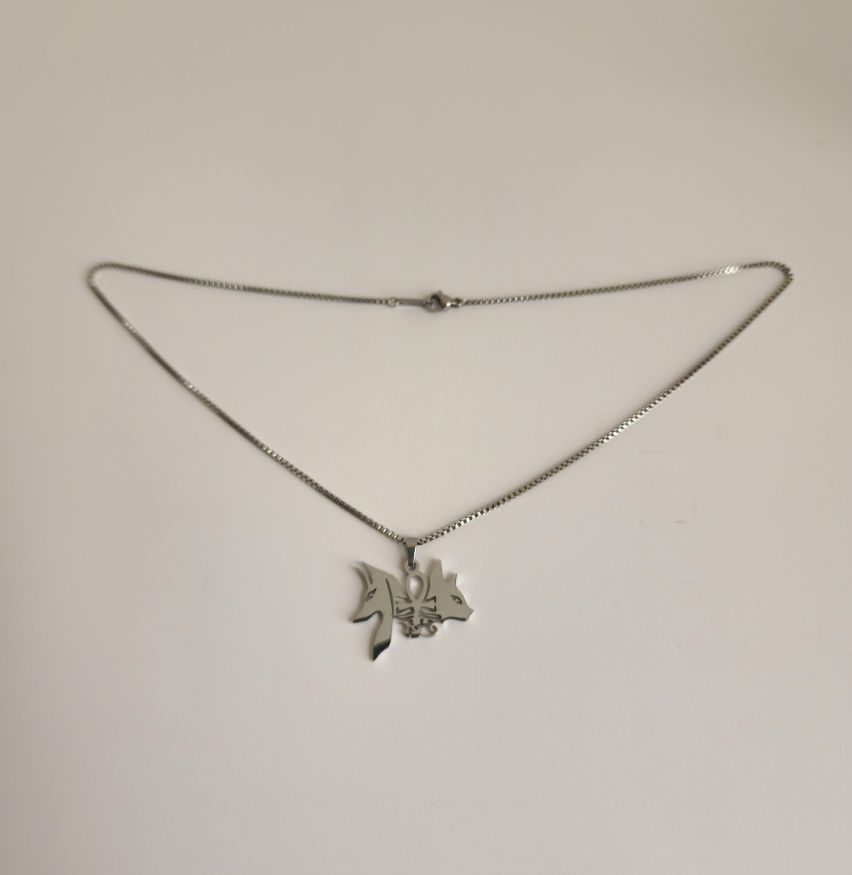 Egyptian Anubis Ankh Necklace