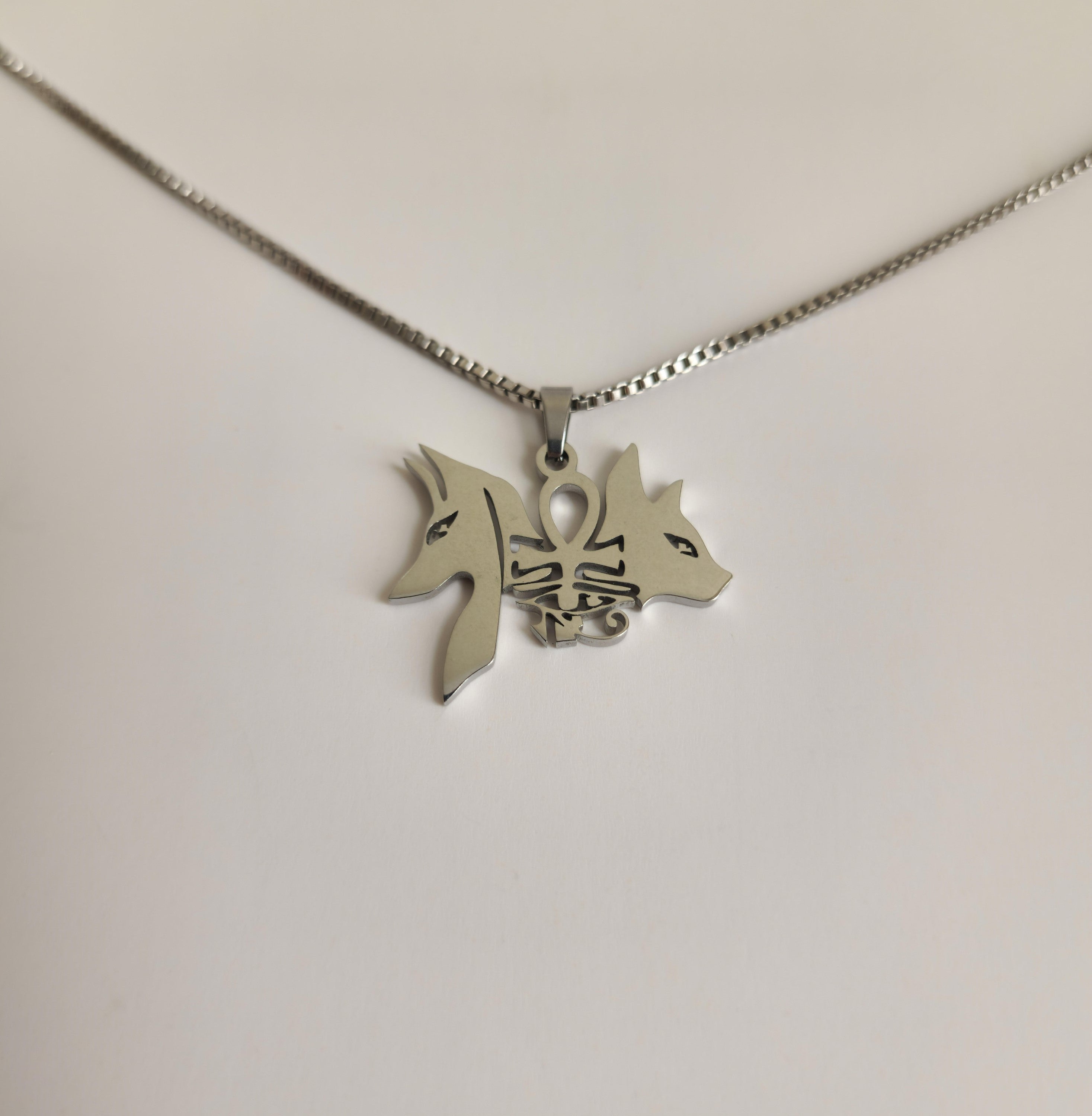 Egyptian Anubis Ankh Necklace