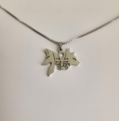 Egyptian Anubis Ankh Necklace