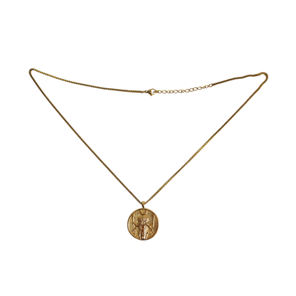Hecate Coin Gold Necklace