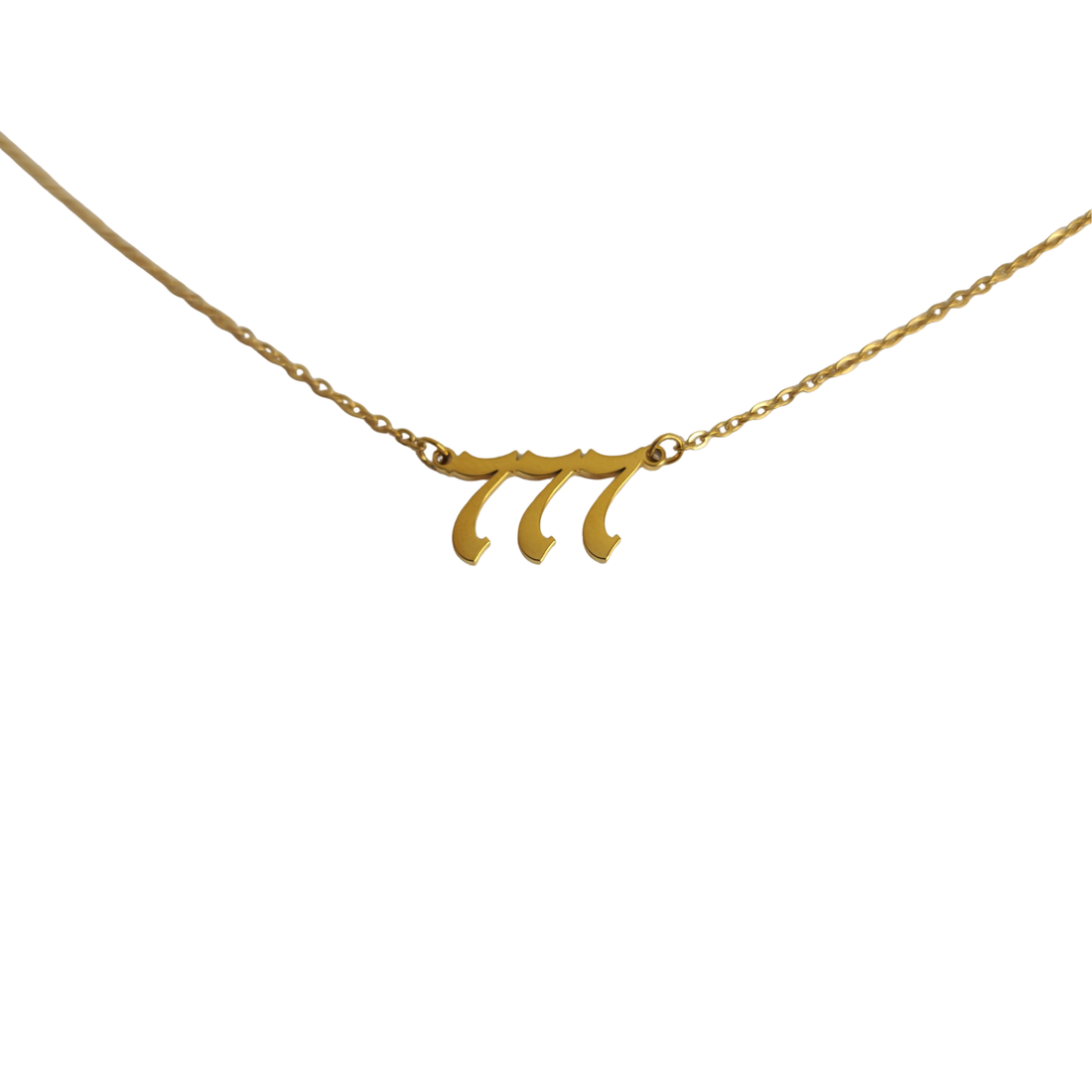 777 Gold Necklace