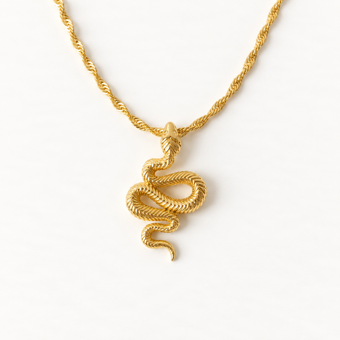 Snake Gold Necklace
