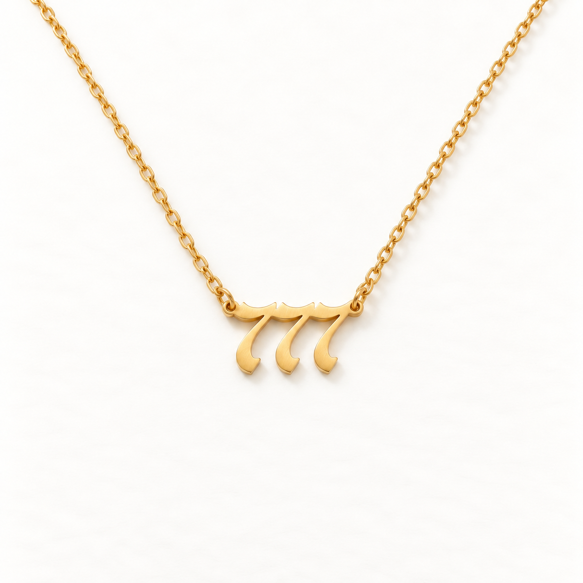 777 Gold Necklace