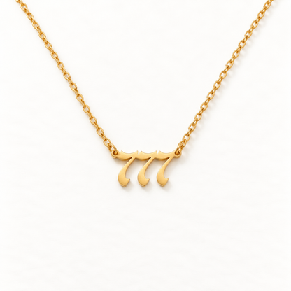 777 Gold Necklace